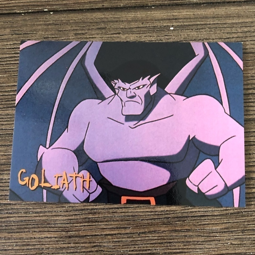 Vintage 1995 Gargoyles trading card: Goliath #55